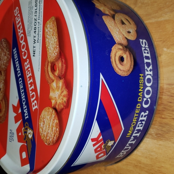 Dak Imported Danish Butter Cookies Storage & Organization Rare Dak